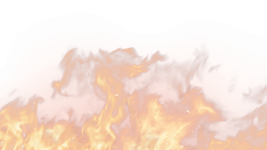 Heat waves and flames illustrating extreme summer temperatures that can increase roof heat and home cooling costs.