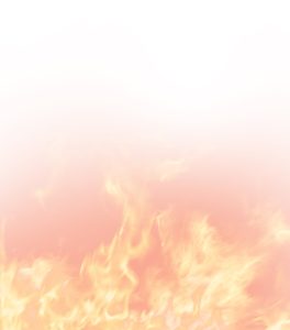 Heat waves and flames illustrating extreme summer temperatures that can increase roof heat and home cooling costs.